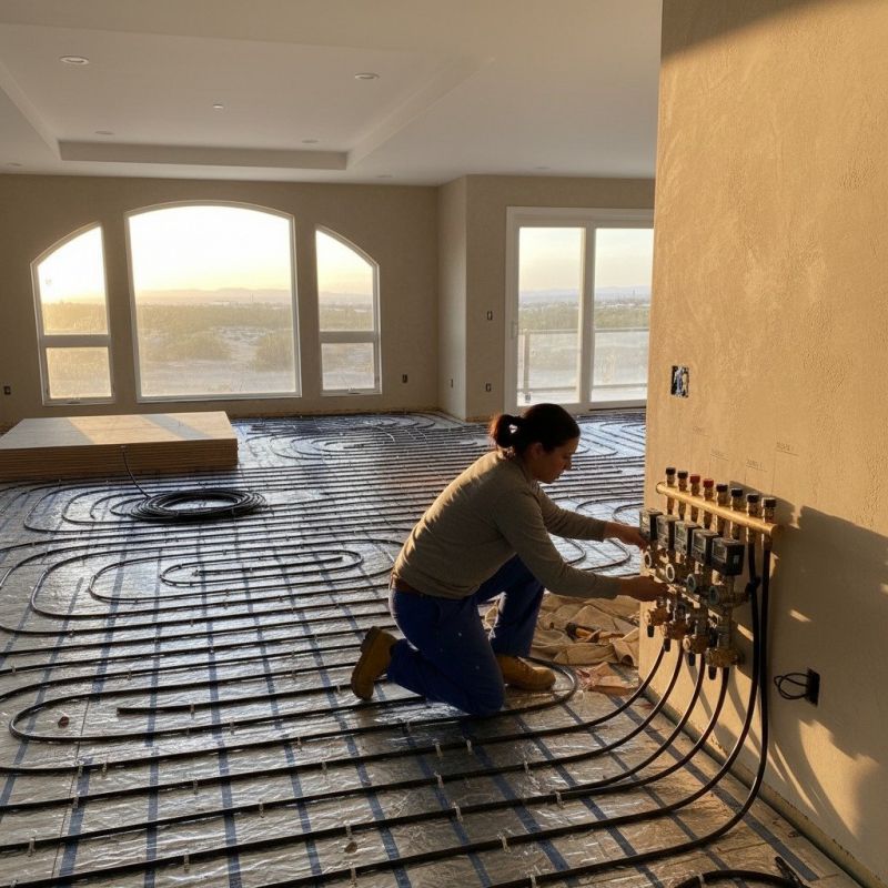 Wall Heating Installation